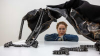 Kennedy Yanko in the studio with AUF. Photo by Joshua Geyer, 2025. Courtesy of the Artist