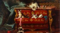 Trop mignon ! L art du bonheur au Louvre-Lens Chatons peints sur une commode, exposition Trop mignon au Louvre-Lens