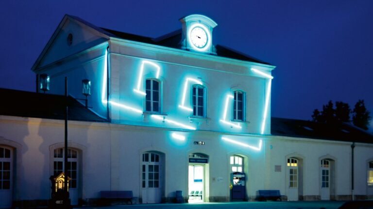 François Morellet, Égarement, gare de Chinon