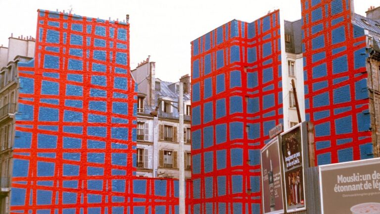 François Morellet, façade rue de la Reynie à Paris