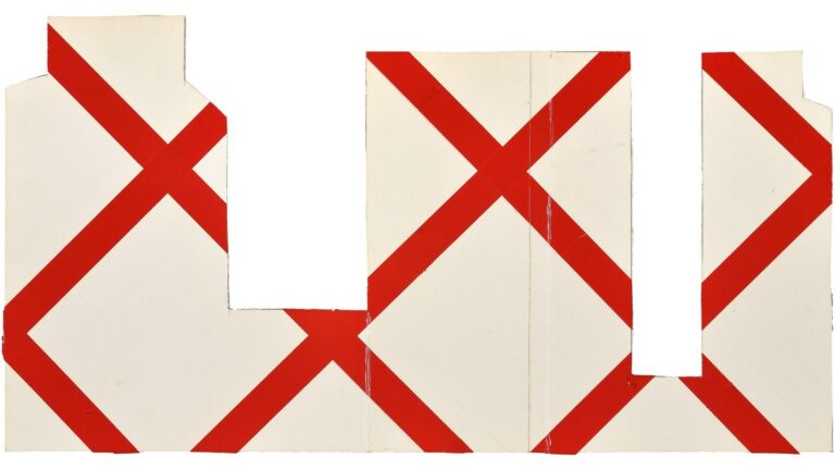 François Morellet, étude de trames de couleur