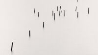 Michael Kenna, Fifteen Poles, Yamanaka Lake, Honshu, Japon, 2001 Michael Kenna, Fifteen Poles, Yamanaka Lake, Honshu, Japon, 2001