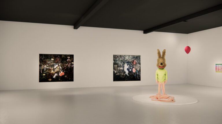 Vue de l’exposition Éclats du rire&nbsp;! au Tripostal à Lille