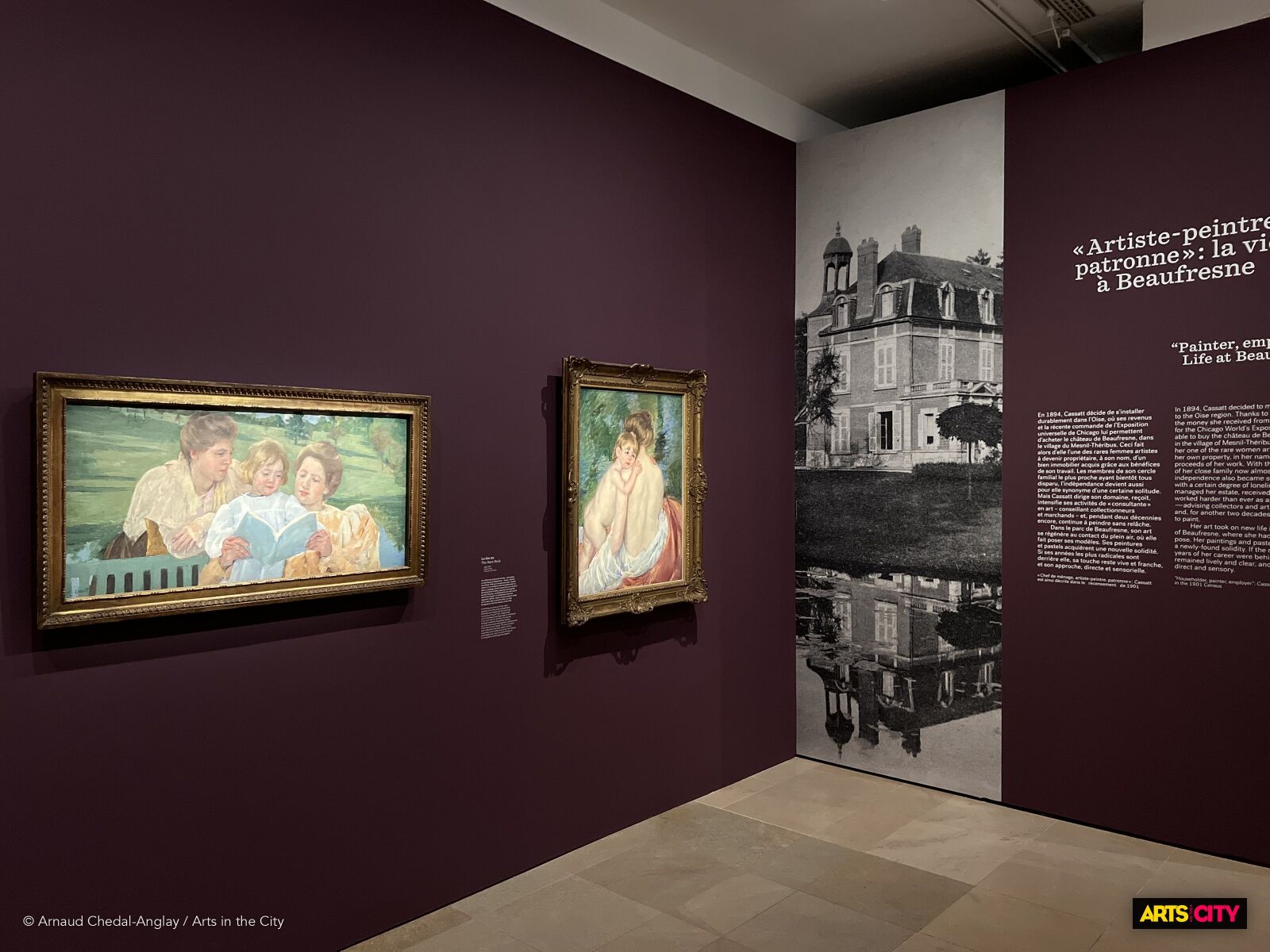 Section « Artiste-peintre, patronne »&nbsp;: la vie à Beaufresne, exposition Mary Cassatt au musée d'Orsay