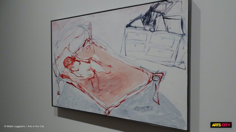 Peinture de Tracey Emin exposée chez White Cube Paris