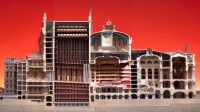 Charles Garnier, Gianni Gianese, Richard Peduzzi, Opéra de Paris, maquette Charles Garnier, Gianni Gianese, Richard Peduzzi, Opéra de Paris, maquette