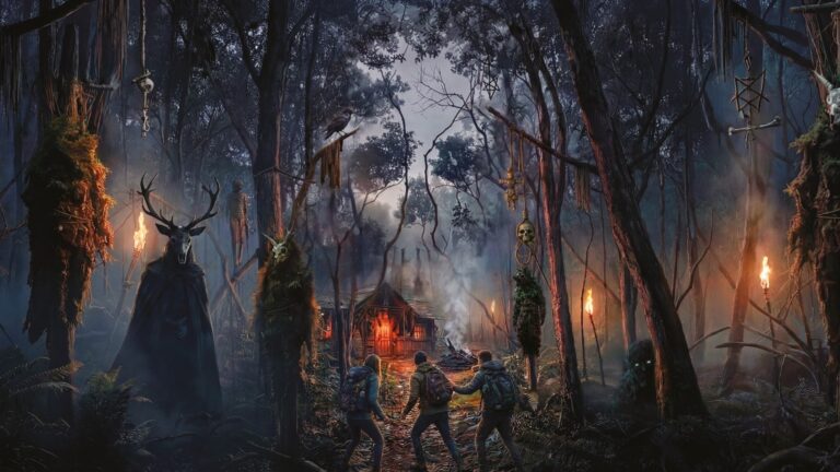 La Forêt sans Retour, nocturne Peur sur le Parc au Parc Astérix