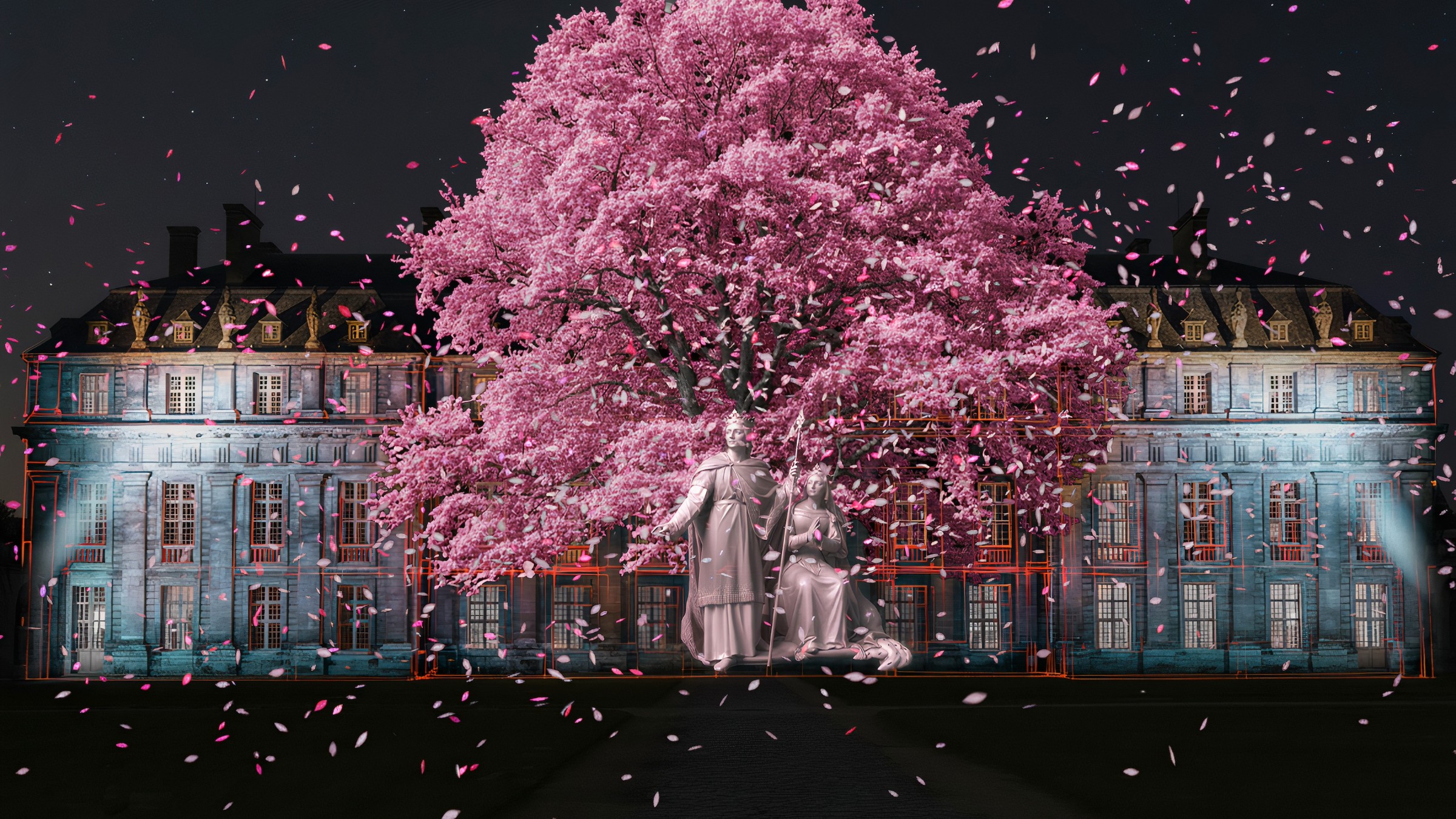 Festival Nuits de Lumiere au chateau de Vincennes